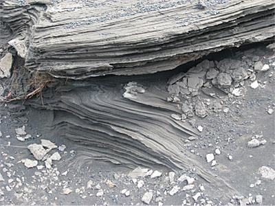 Figure 2.38: Ash from an explosive eruption of Kīlauea.