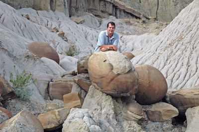 Figure 2.16: Cannonball concretions in the Sentinel Butte Formation, Theodore Roosevelt National Park, North Dakota.