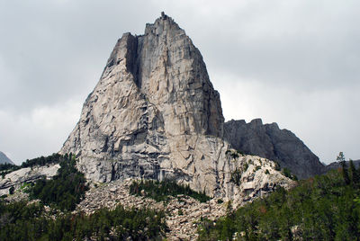 Figure 2.18: Cathedral Peak in the Wind River Range, Wyoming, is composed of Archean-aged granitic gneiss.