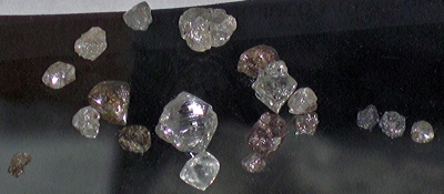 Figure 5.20: Diamonds from the State Line Kimberlite Field on the Colorado-Wyoming border.