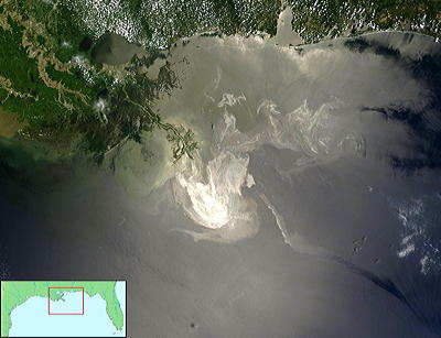 Figure 7.15: The Deepwater Horizon oil slick.