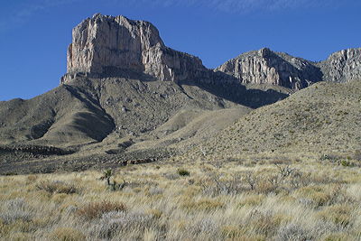 Figure 9.6: El Capitan in western Texas, Guadalupe National Park.