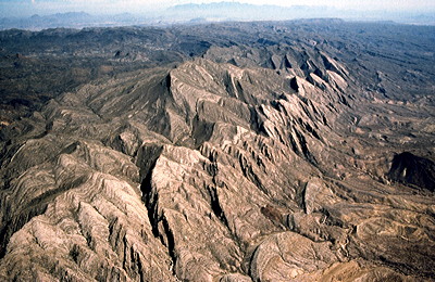 Figure 4.23: El Solitario in Big Bend Ranch State Park, the eroded remains of an uplifted granitic igneous intrusion.