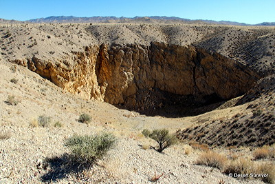Figure 9.18: Hole-in-the-ground sinkhole, Millard County, Utah.