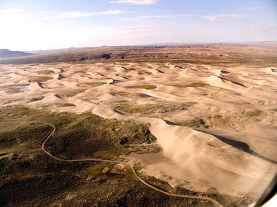 Figure 4.29: An aerial view of the Killpecker Sand Dunes in Wyoming.