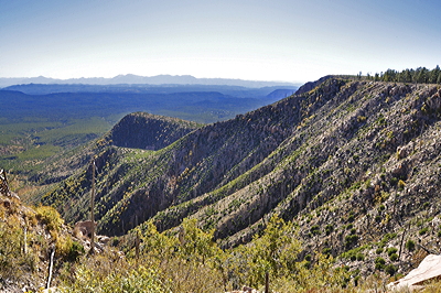 Figure 4.23: The Mogollon Rim in Coconino National Forest, Arizona.