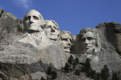 Figure 2.5: Mt. Rushmore, carved from the Harney Peak granite.