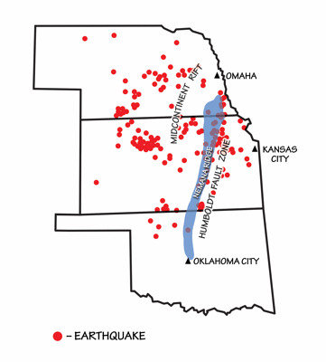 Figure 10.5: Earthquakes recorded between 1977 and 1989.