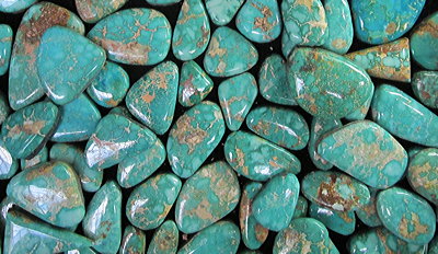 Figure 5.13: A pile of polished natural turquoise from New Mexico.