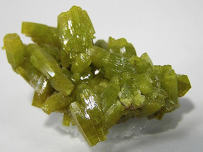 Figure 5.12: Pyromorphite from the Bunker Hill Mine, Coeur d’Alene mining district, Idaho. This mineral is found in association with lead-rich ores.