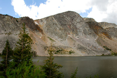 Figure 2.19: Medicine Bow Peak, a ridge of 2.4-billion-year-old quartzite (metamorphosed sandstone) in the Medicine Bow Range, Wyoming.