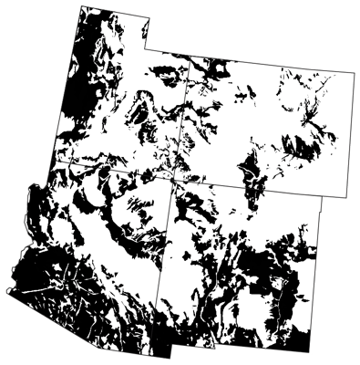 Figure 7.6: Aridisols of the Southwest.