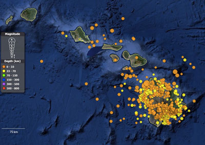 Figure 10.23: Ten years of M2+ earthquakes (2004 - 2014).