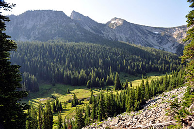 Figure 6.14: The glacially sculpted features of the Wallowa Mountains in Oregon.